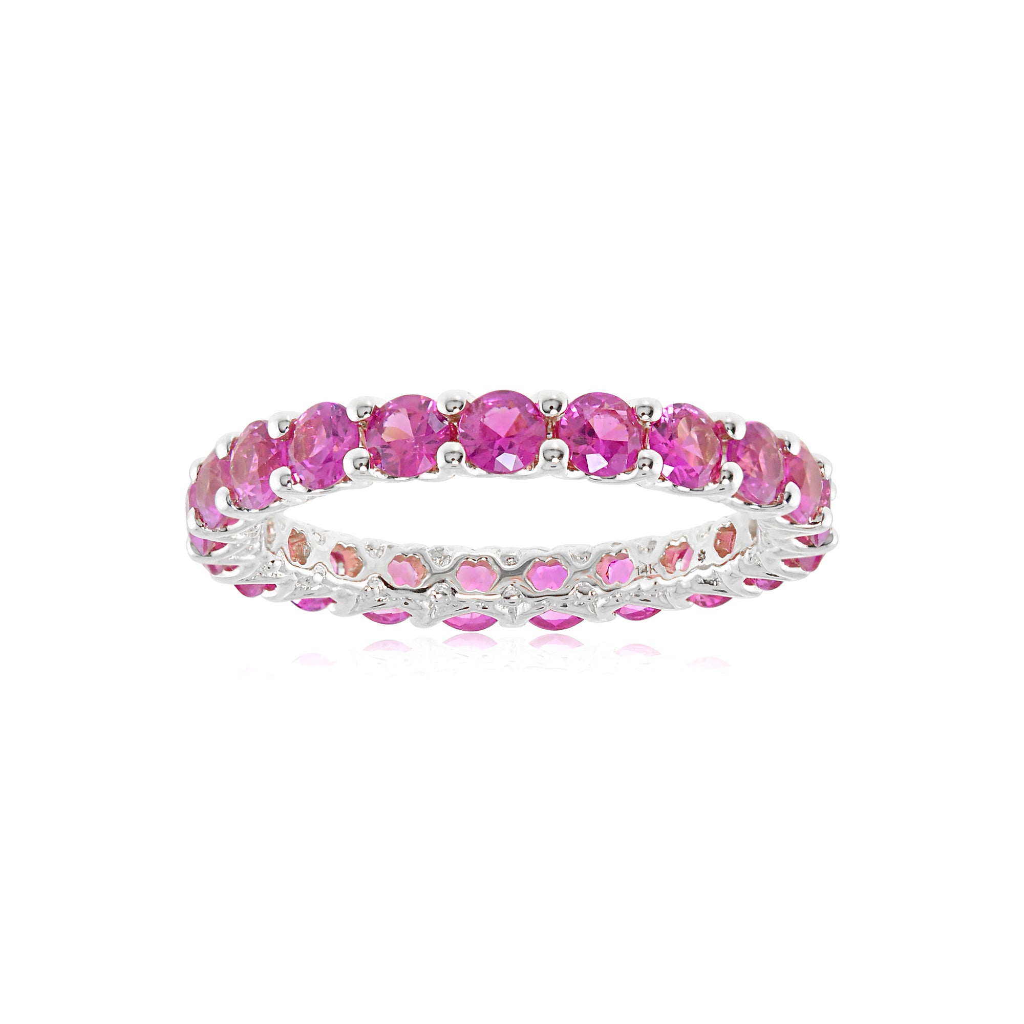 The Hero 18K Precious Gemstone Eternity Band