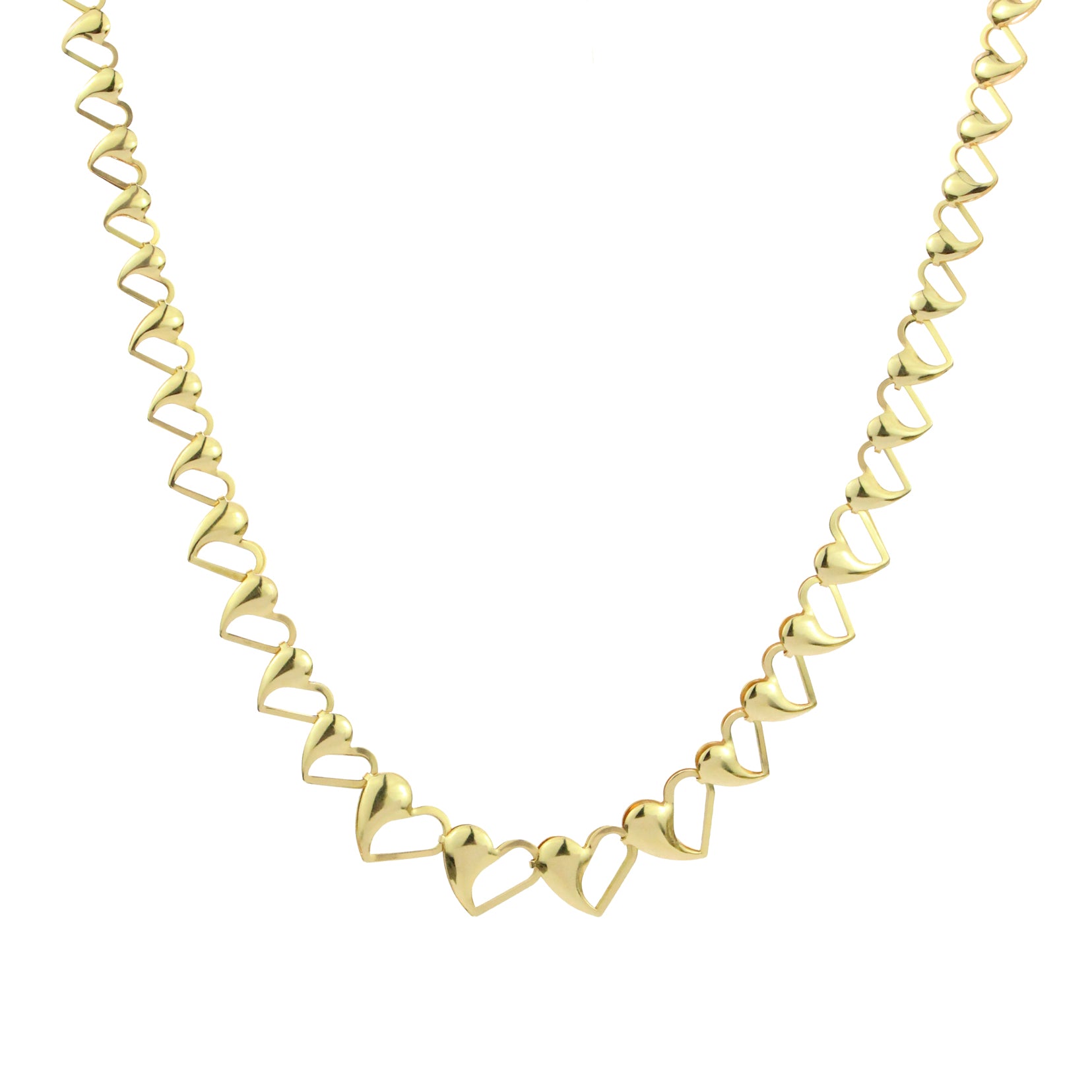 Happy Heart 18K Handmade Necklace