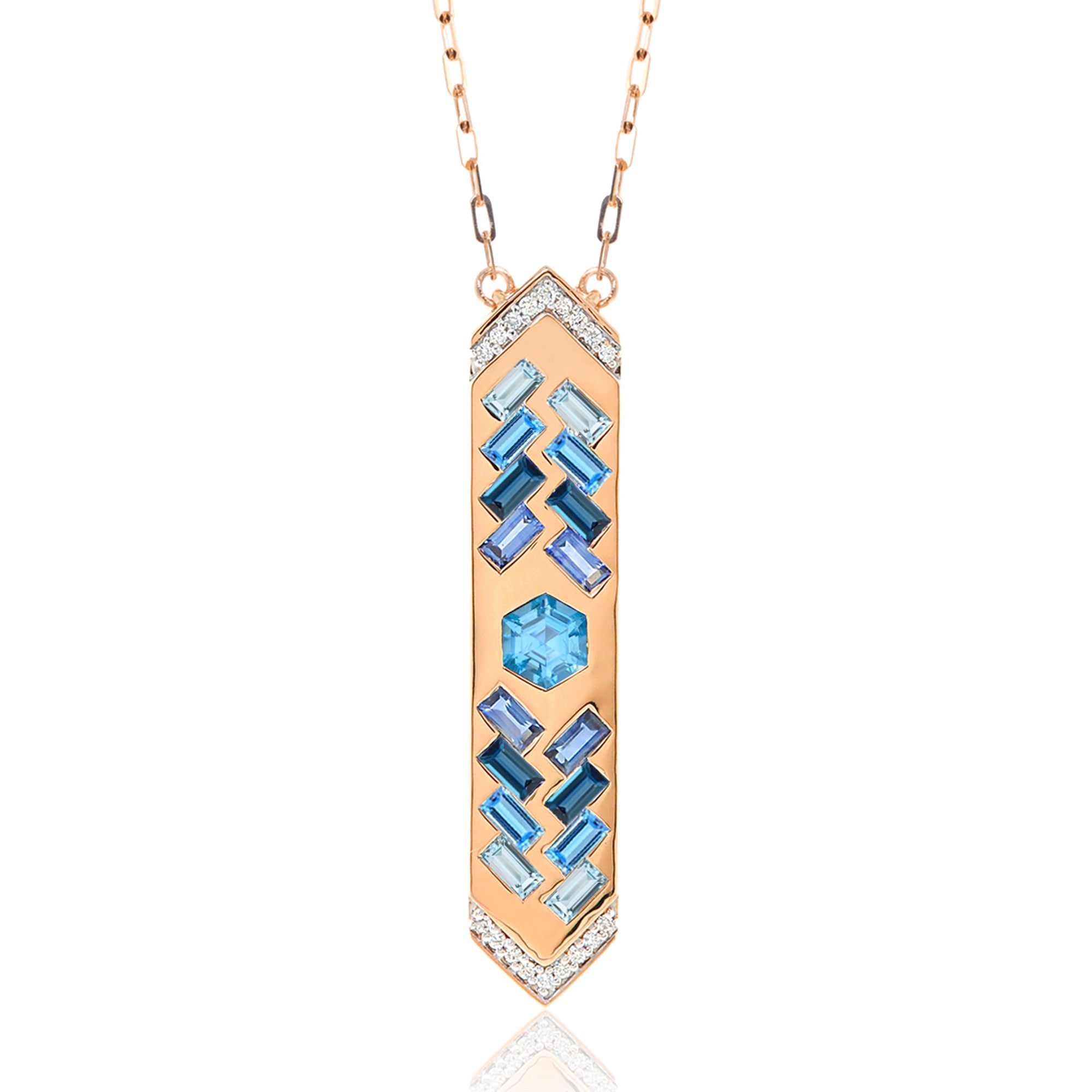 The Guardian 18K Gemstone Talisman Necklace