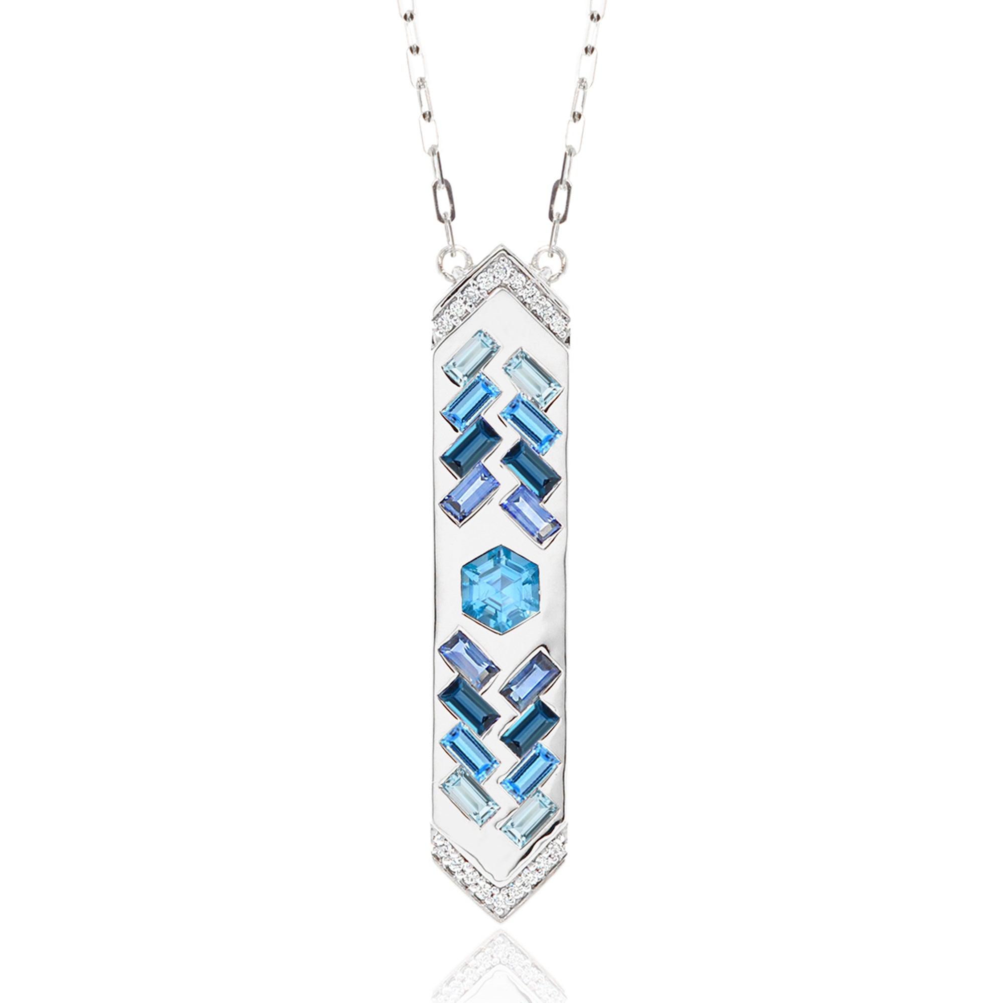 The Guardian 18K Gemstone Talisman Necklace
