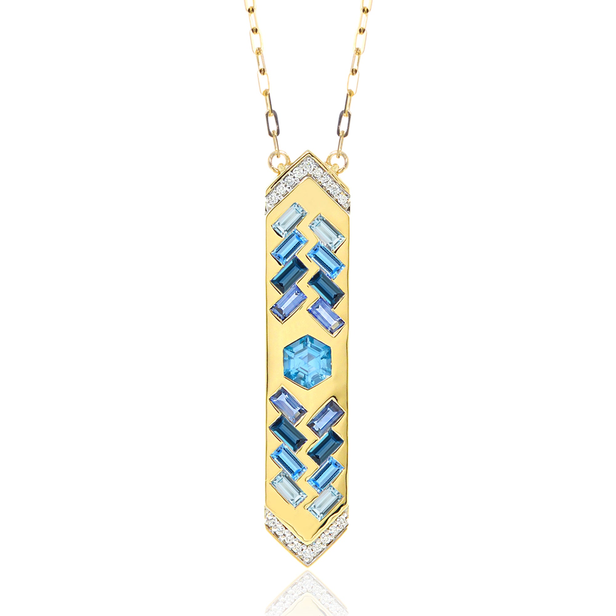 The Guardian 18K Gemstone Talisman Necklace