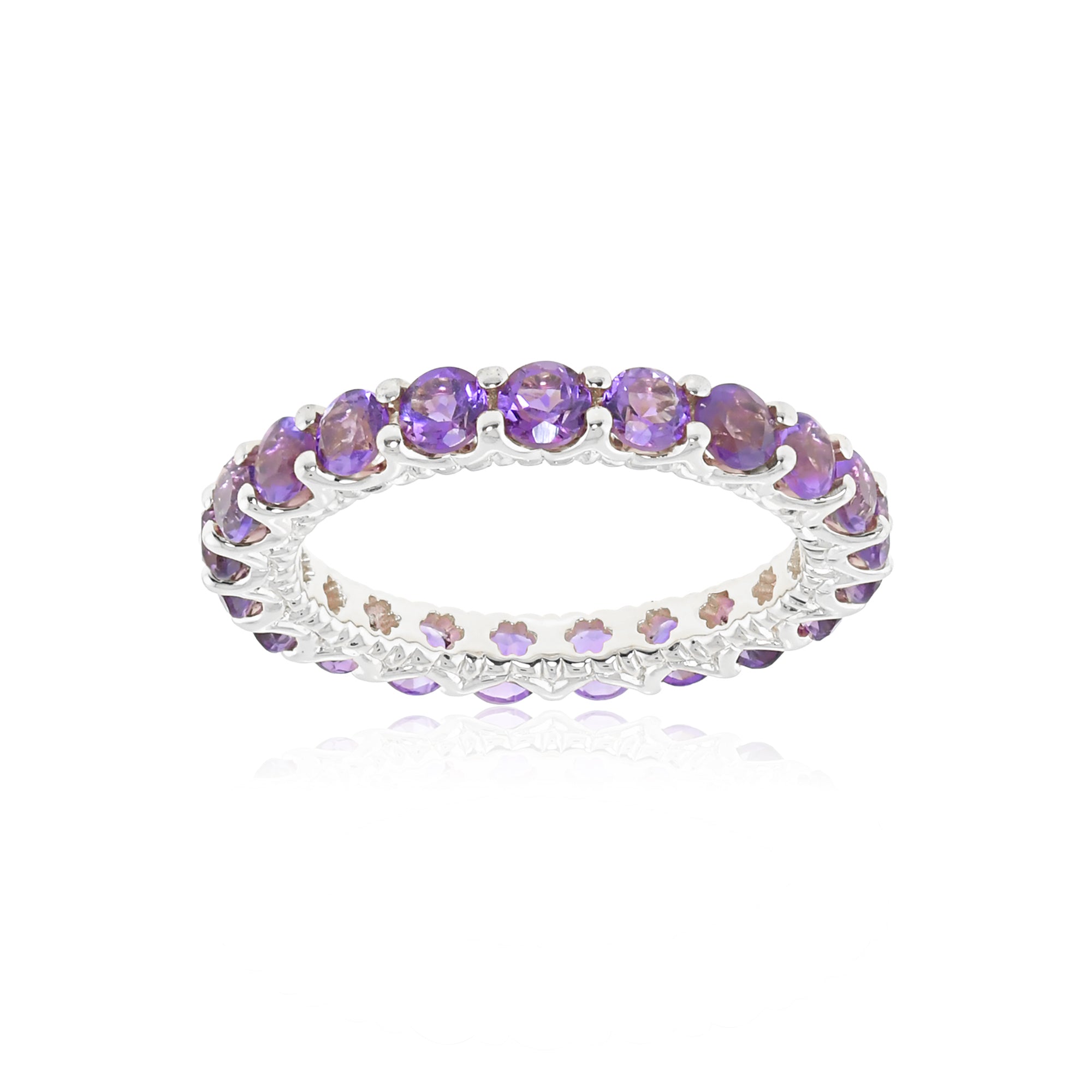 The Hero 18K Semi-Precious Gemstone Eternity Band