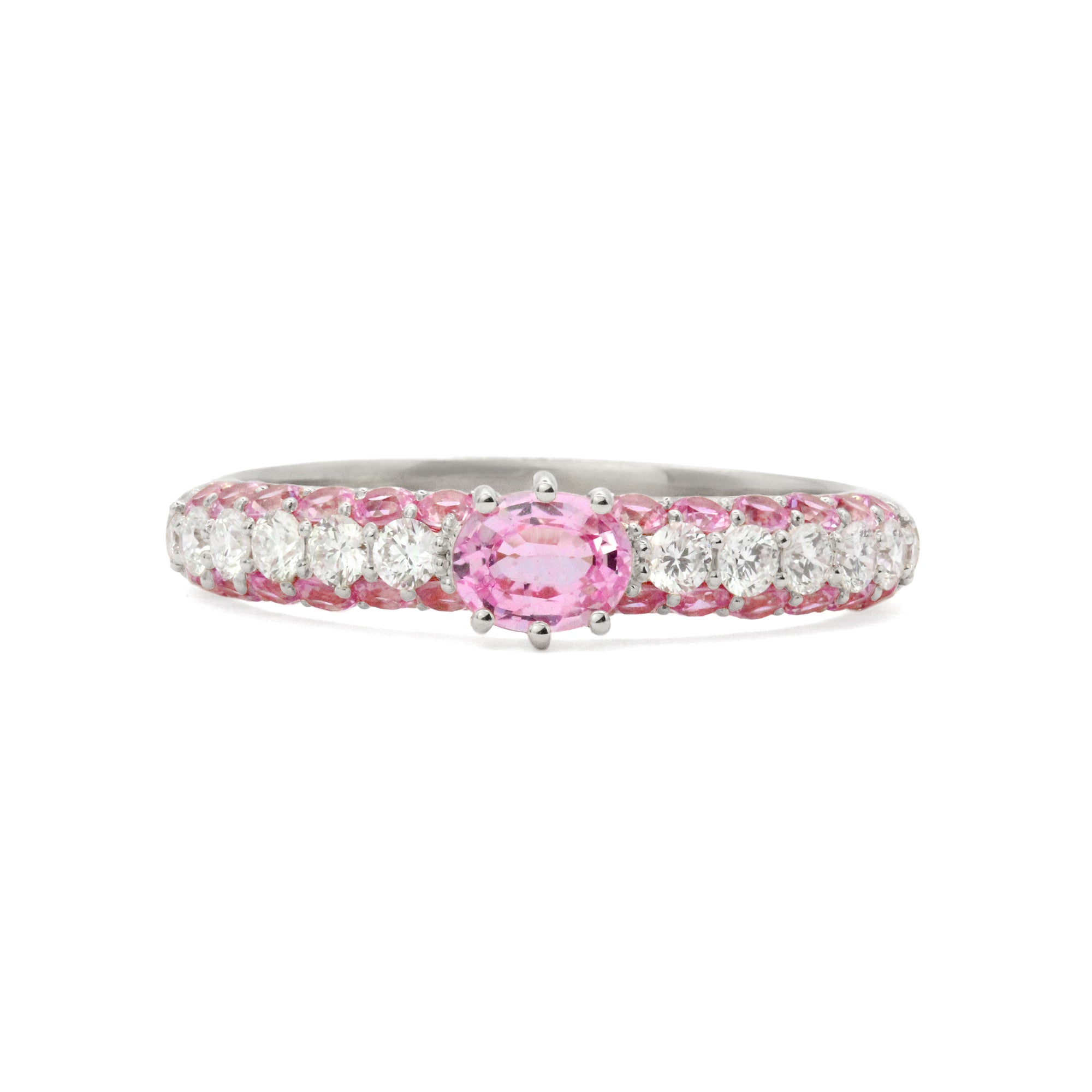 The Cirque 18K Gemstone & Diamond Ring