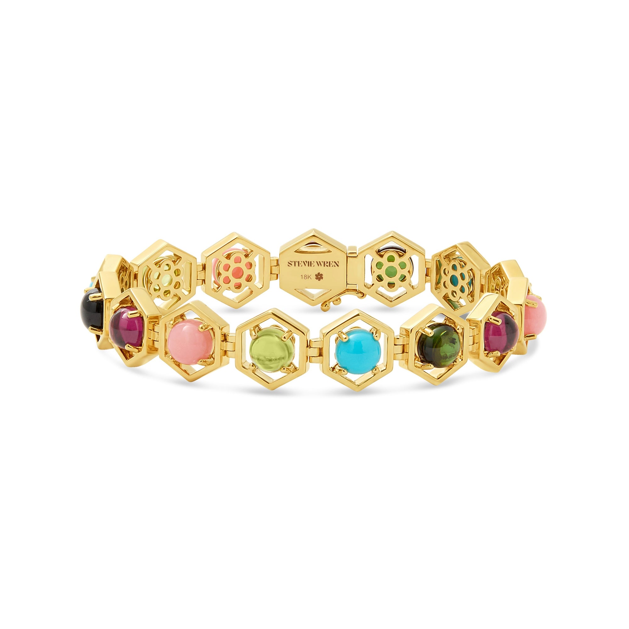 The Cleo 18K Cabochon Bracelet
