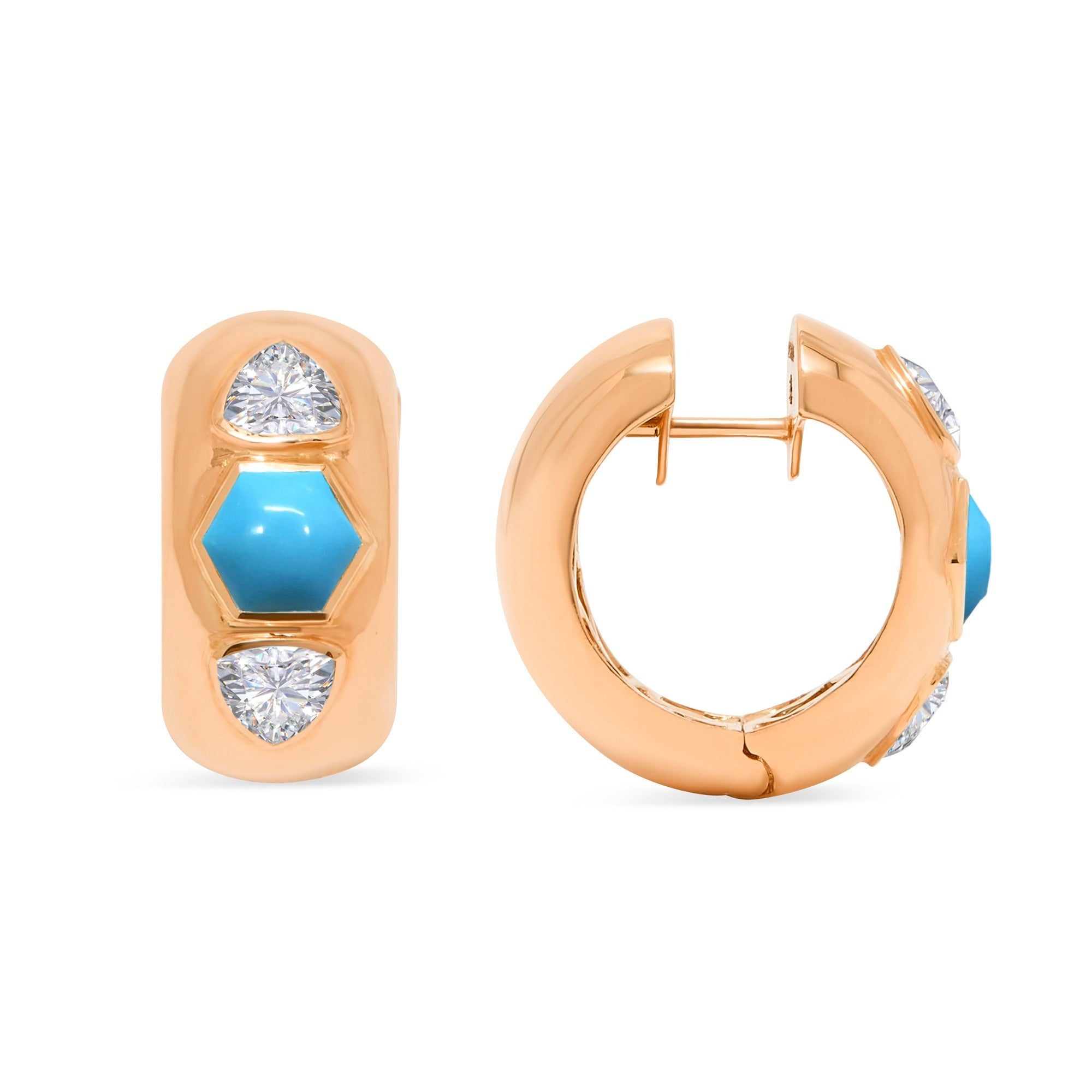 The Deal Breaker 18K Gemstone Hoops