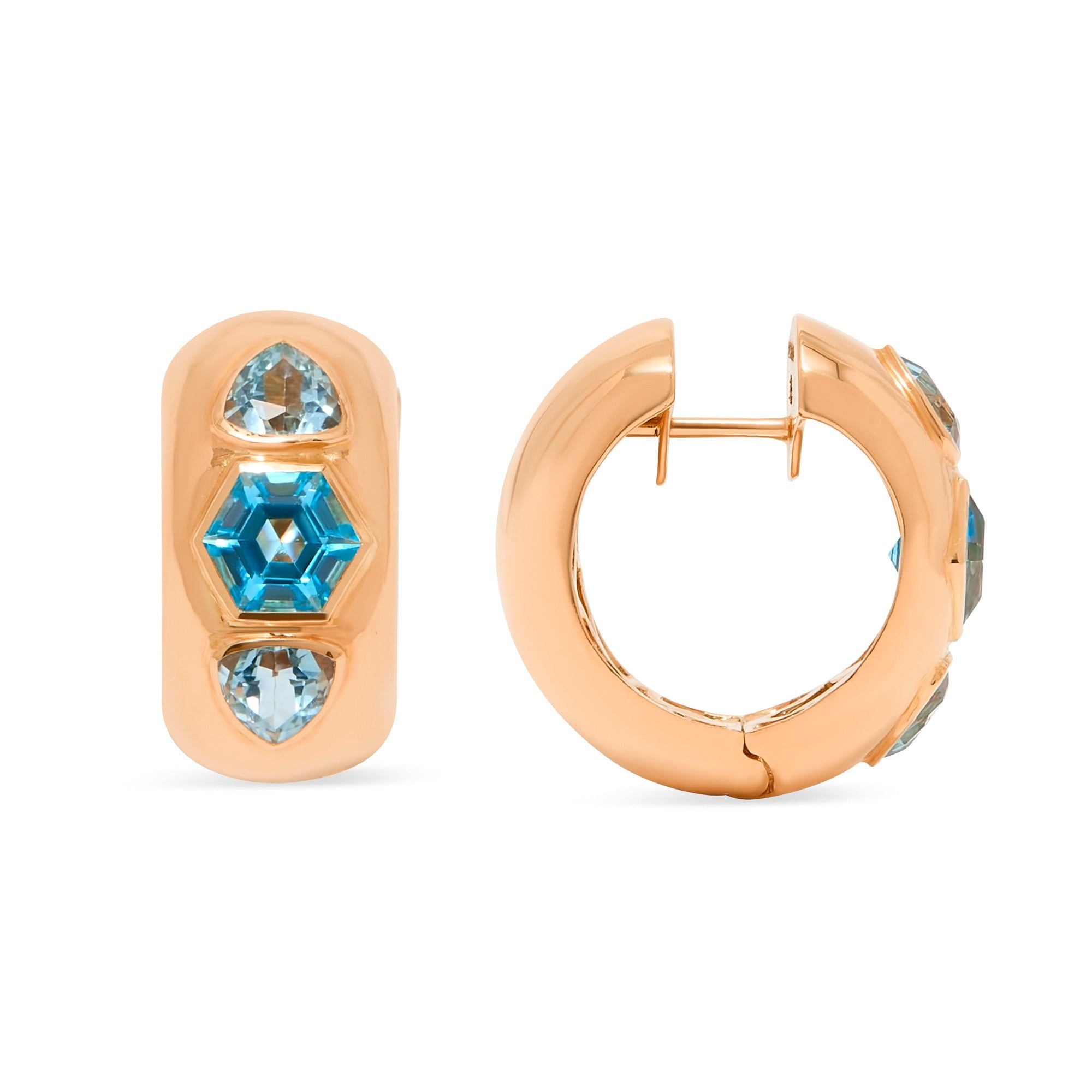 The Deal Breaker 18K Gemstone Hoops
