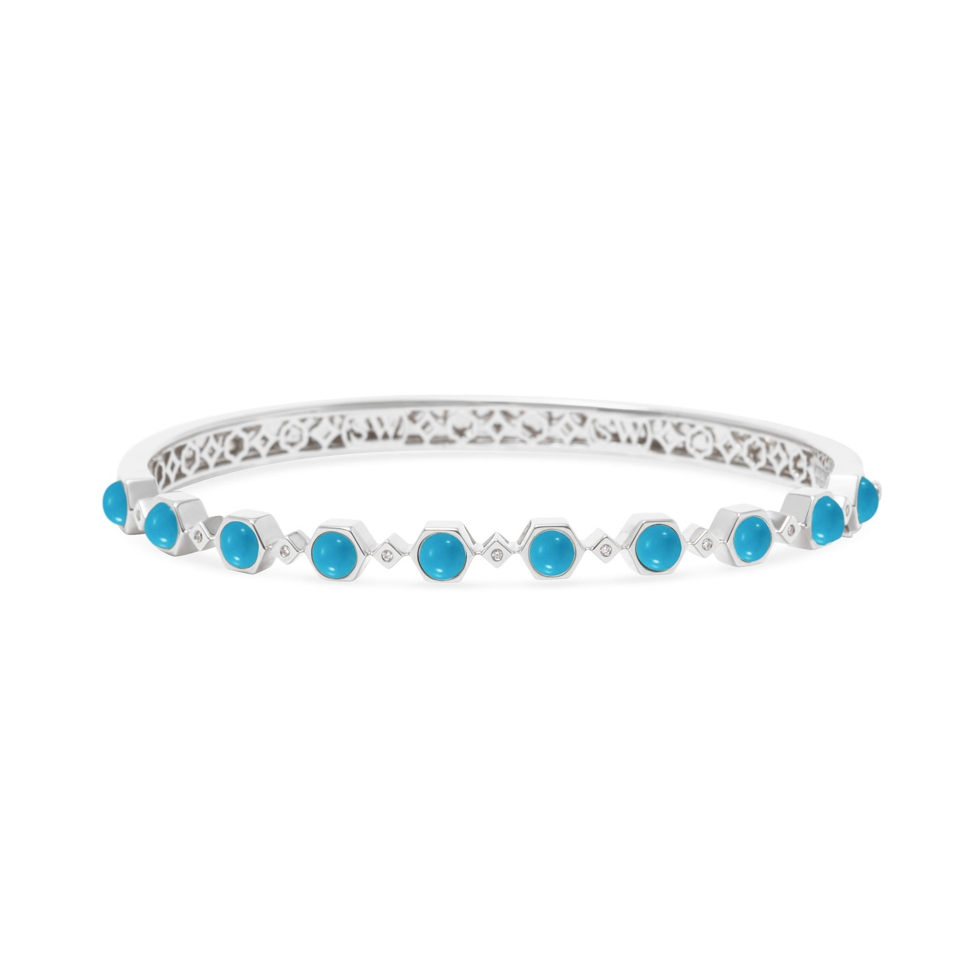 Galileo 18K Gemstone & Diamond Bangle