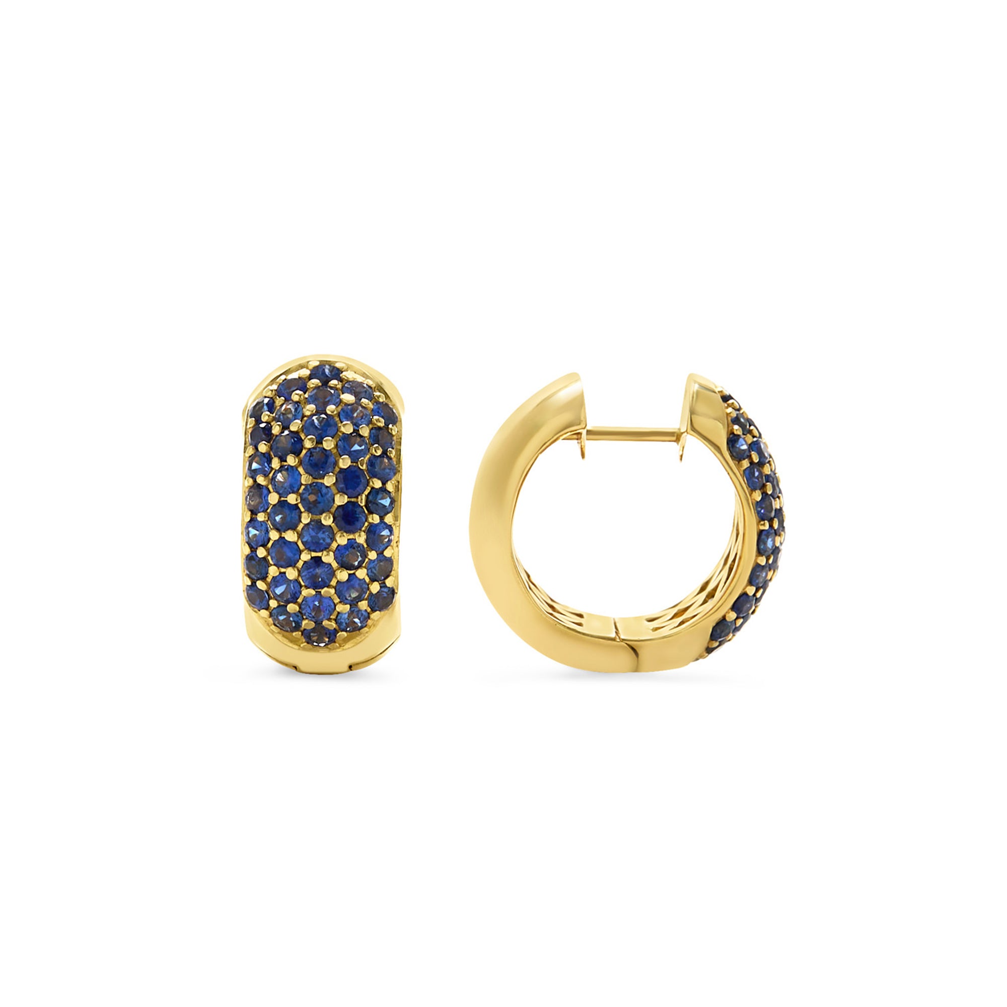 The Chubby 18K Gemstone Hoops