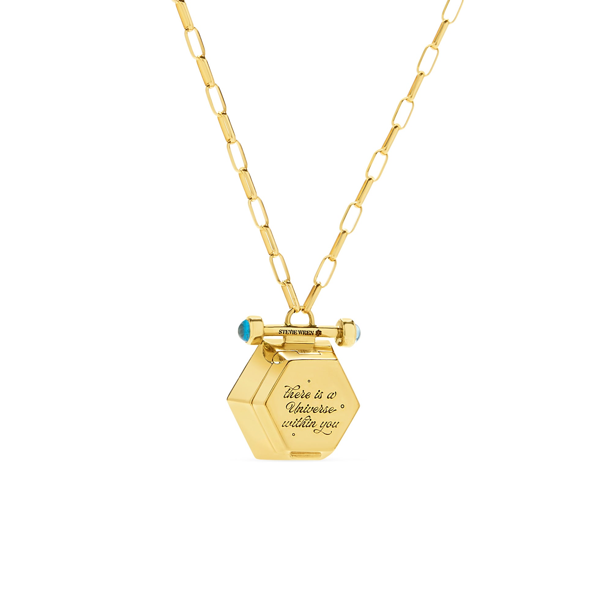 The Lumira 18K Gemstone Locket
