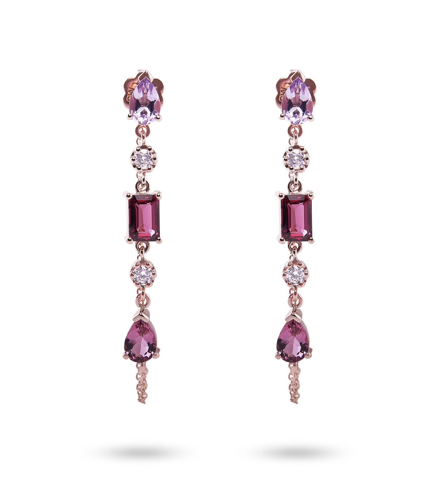 The Date Night 14K Gemstone Chain Dangles