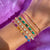 Rainbow 14K Baguette & Round Gemstone Bracelet