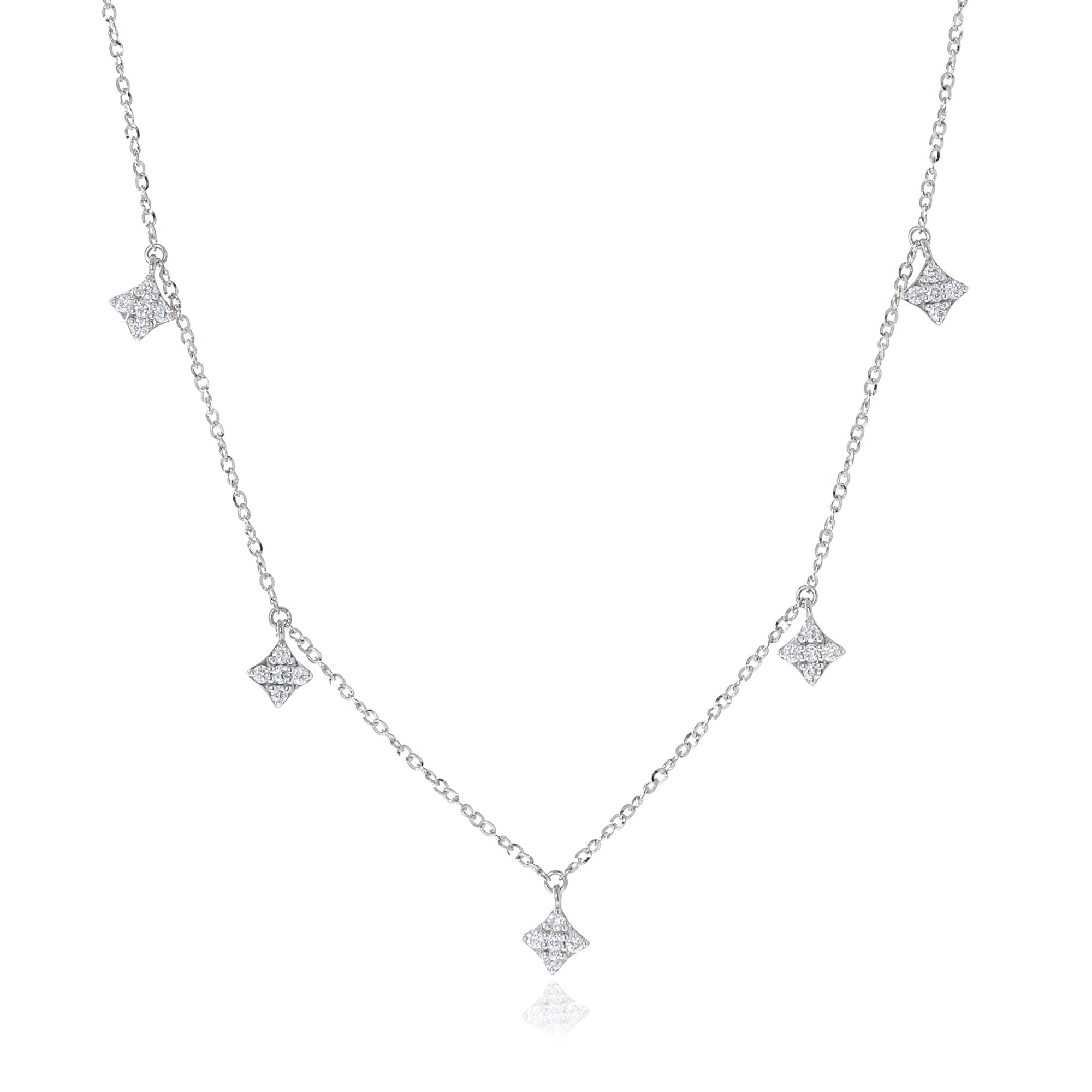 Le Grande 18K Diamond Star Charm Necklace