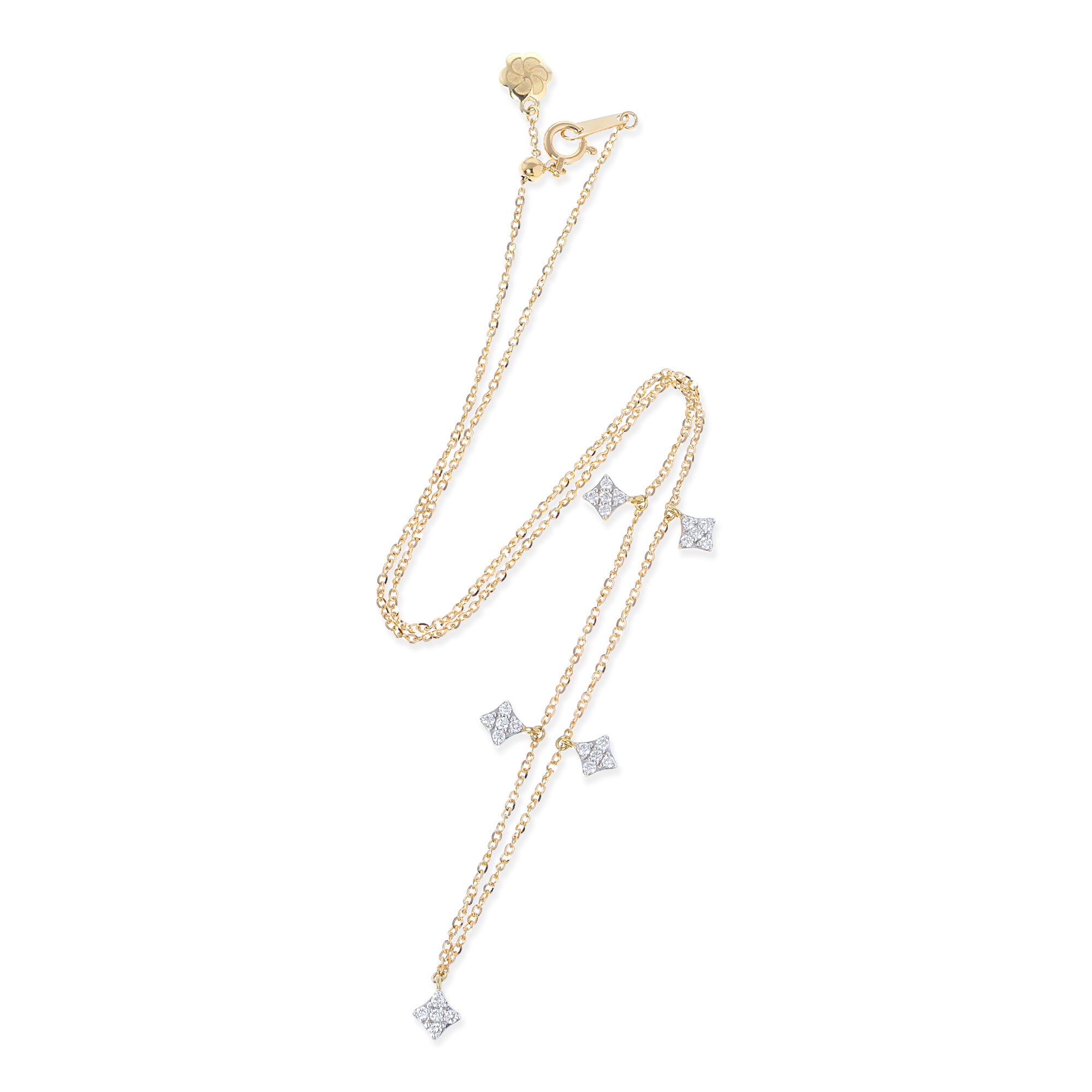 Le Grande 18K Diamond Star Charm Necklace