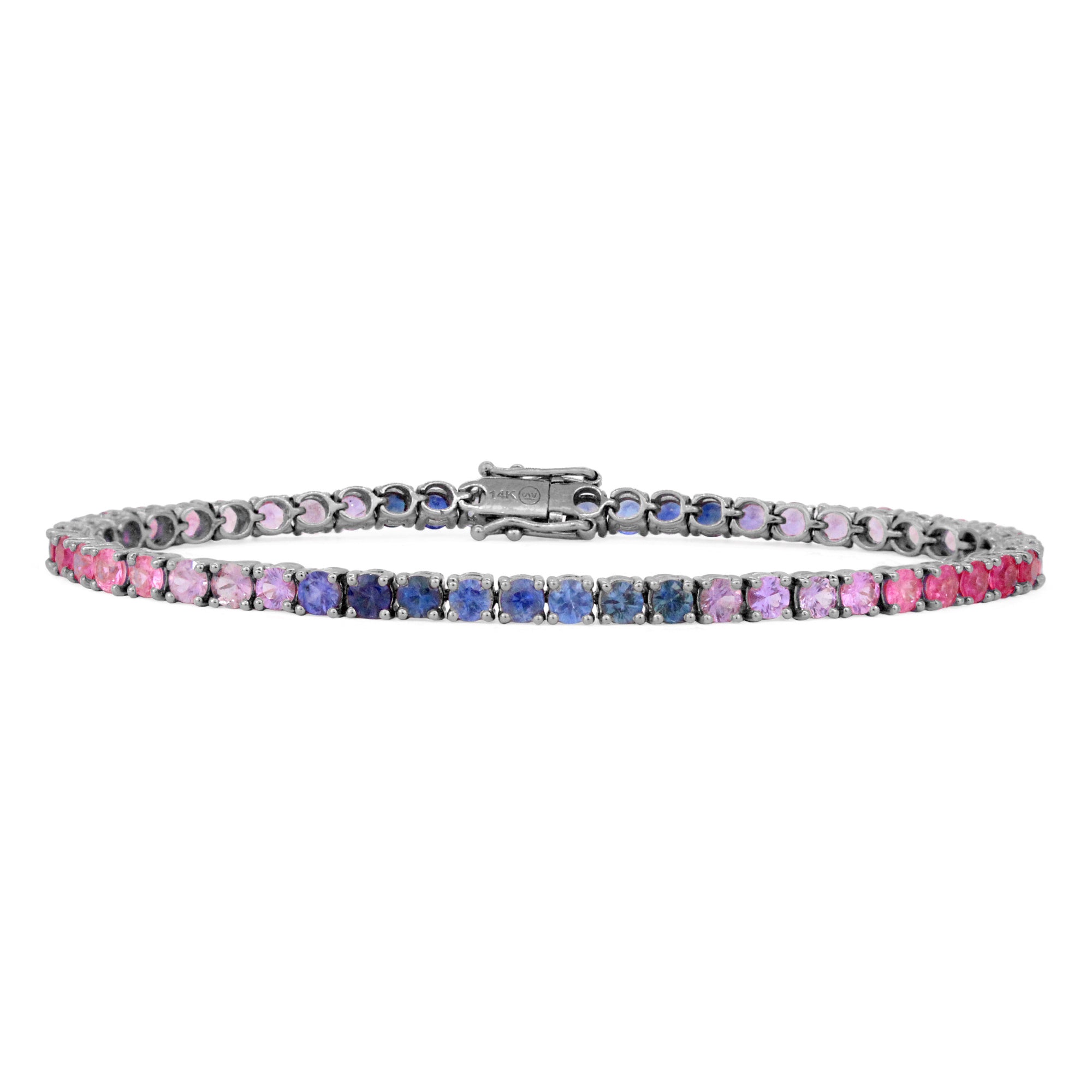 Ombre Tennis Bracelet in 14K Gold By Stevie Wren
