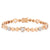 Honeycomb & Heart 14K Diamond & Gemstone Bracelet