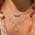 Diamond & Gemstone Peace GemDropp Necklace