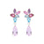 The Starlet 18K Cluster Gemstone Earrings