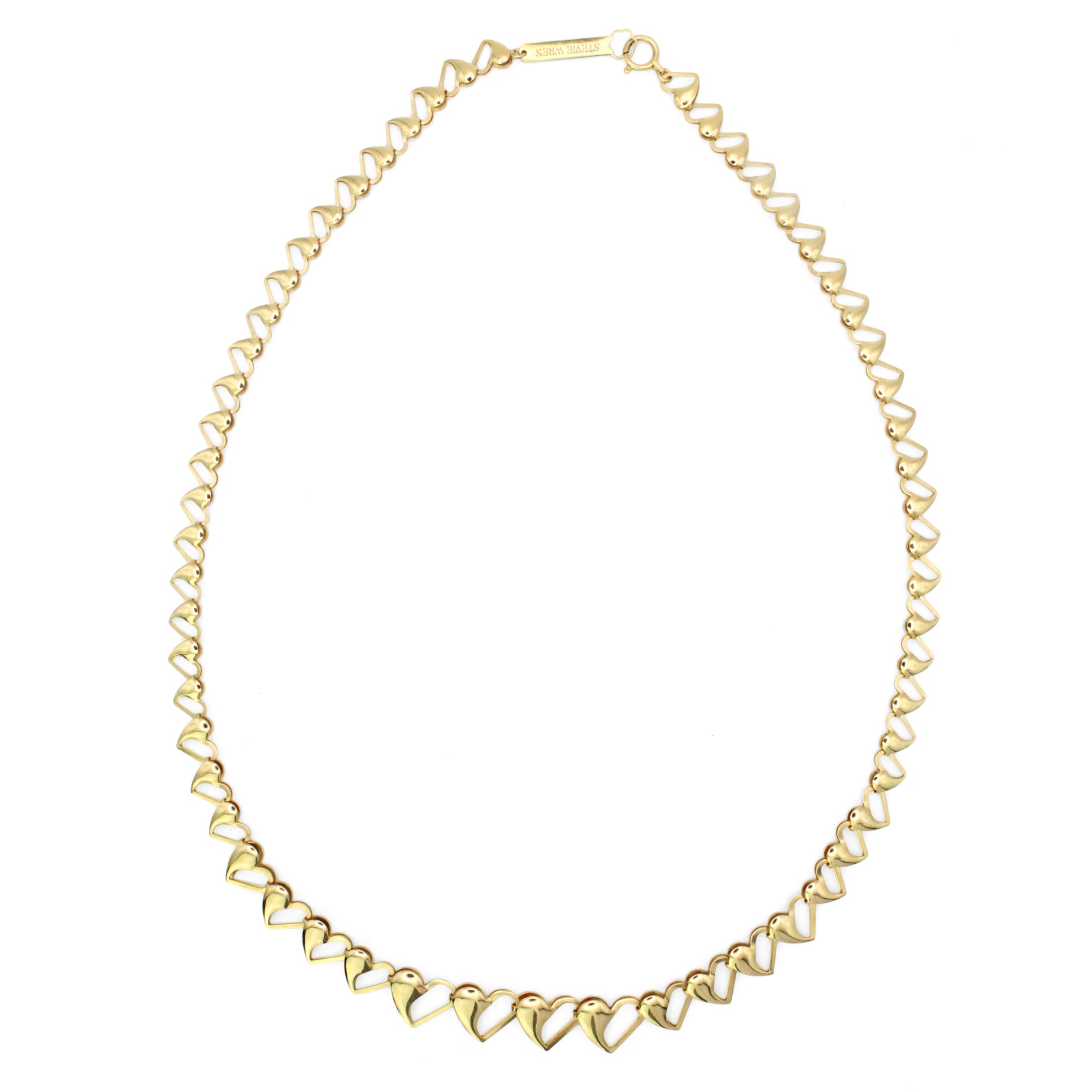 Happy Heart 18K Handmade Necklace