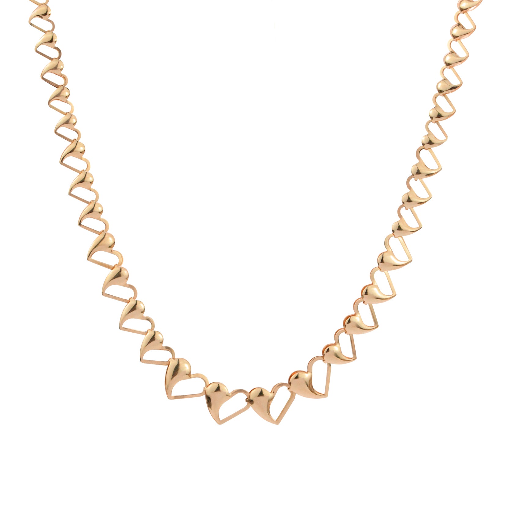 Happy Heart 18K Handmade Necklace