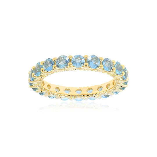 The Hero 18K Semi-Precious Gemstone Eternity Band