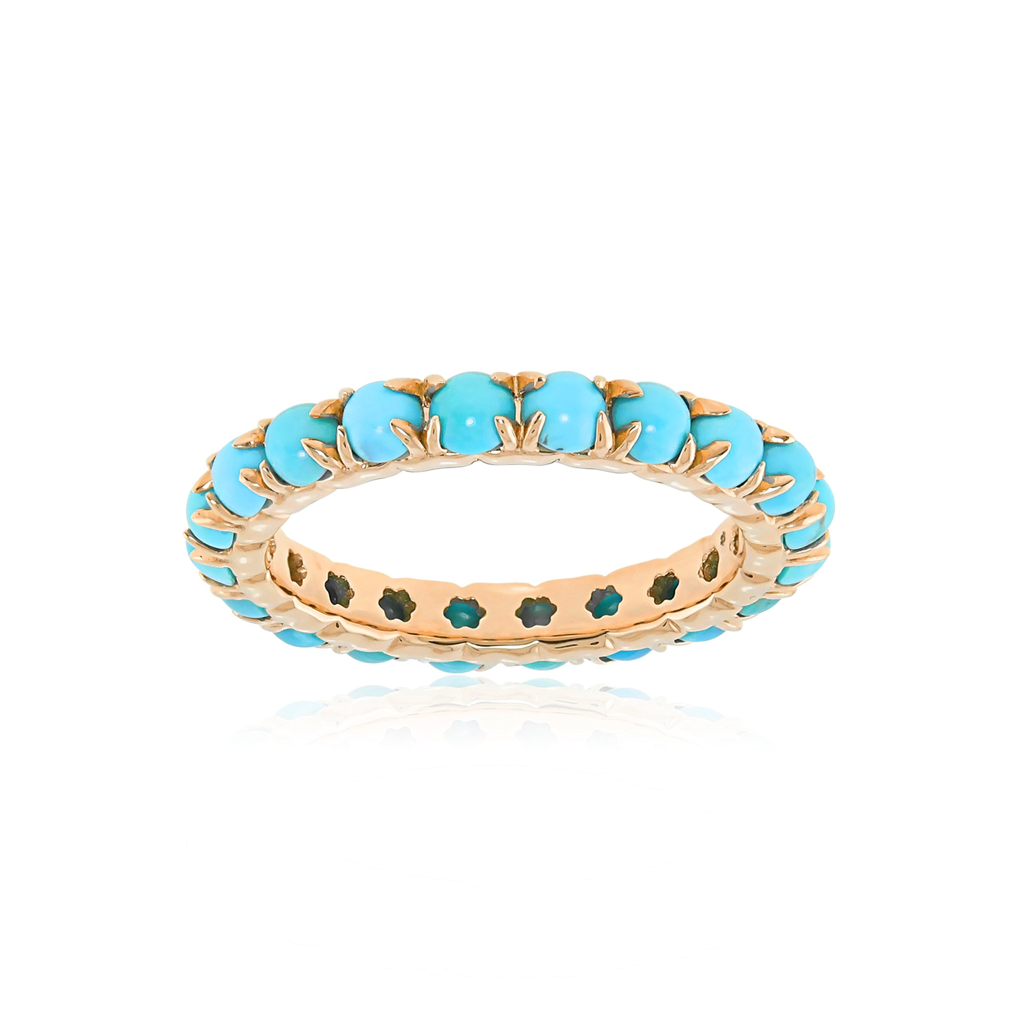 The Hero 18K Semi-Precious Gemstone Eternity Band