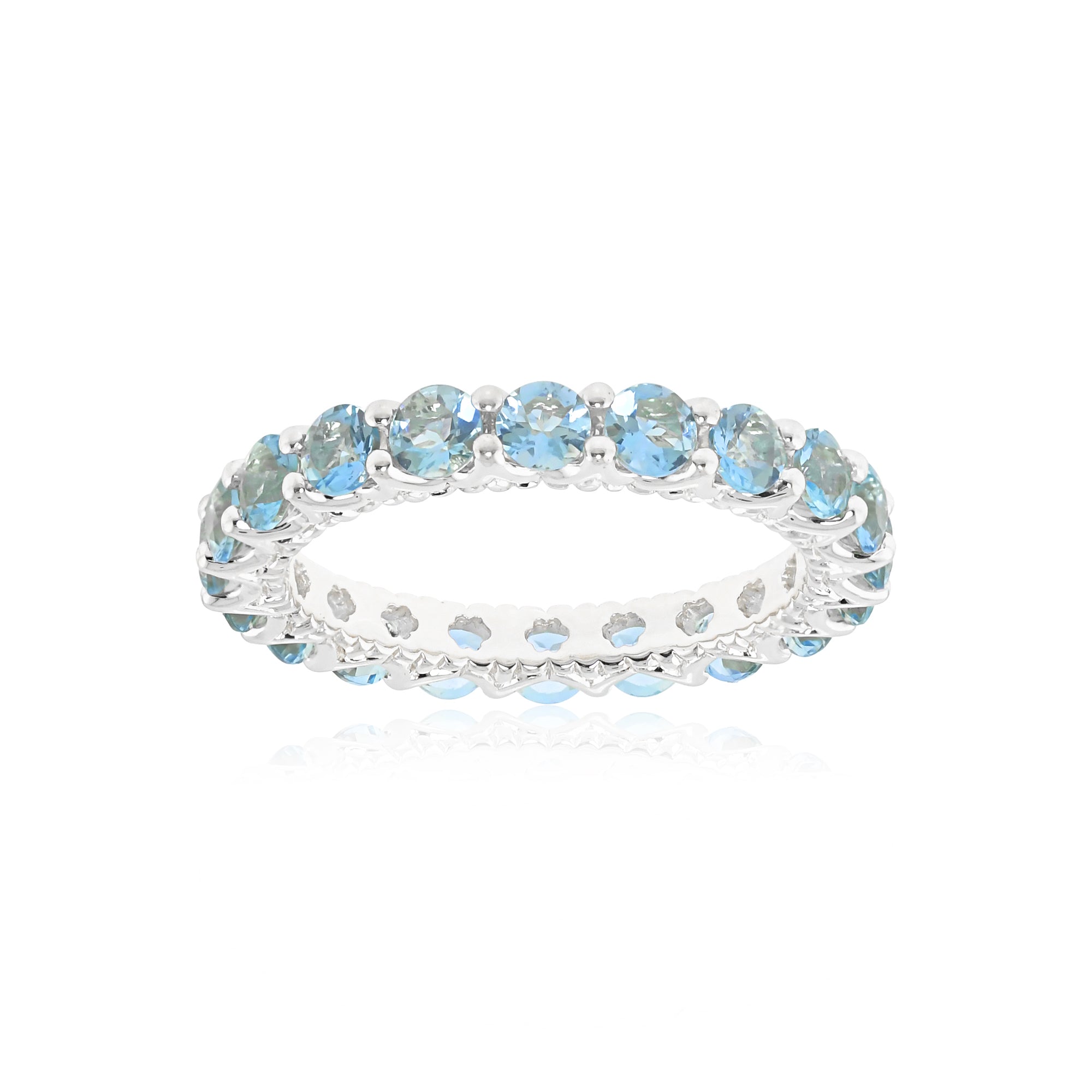 The Hero 18K Semi-Precious Gemstone Eternity Band