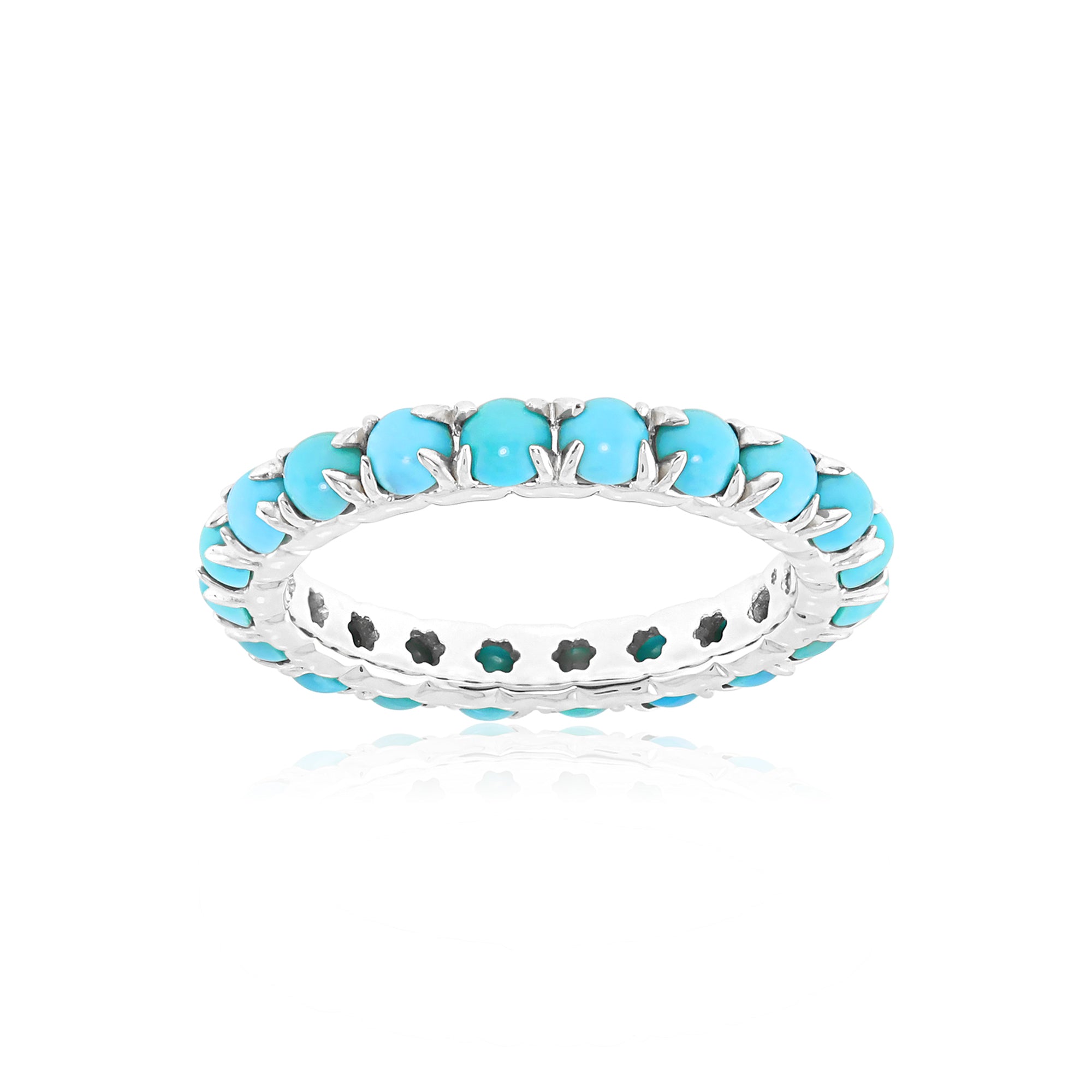 The Hero 18K Semi-Precious Gemstone Eternity Band