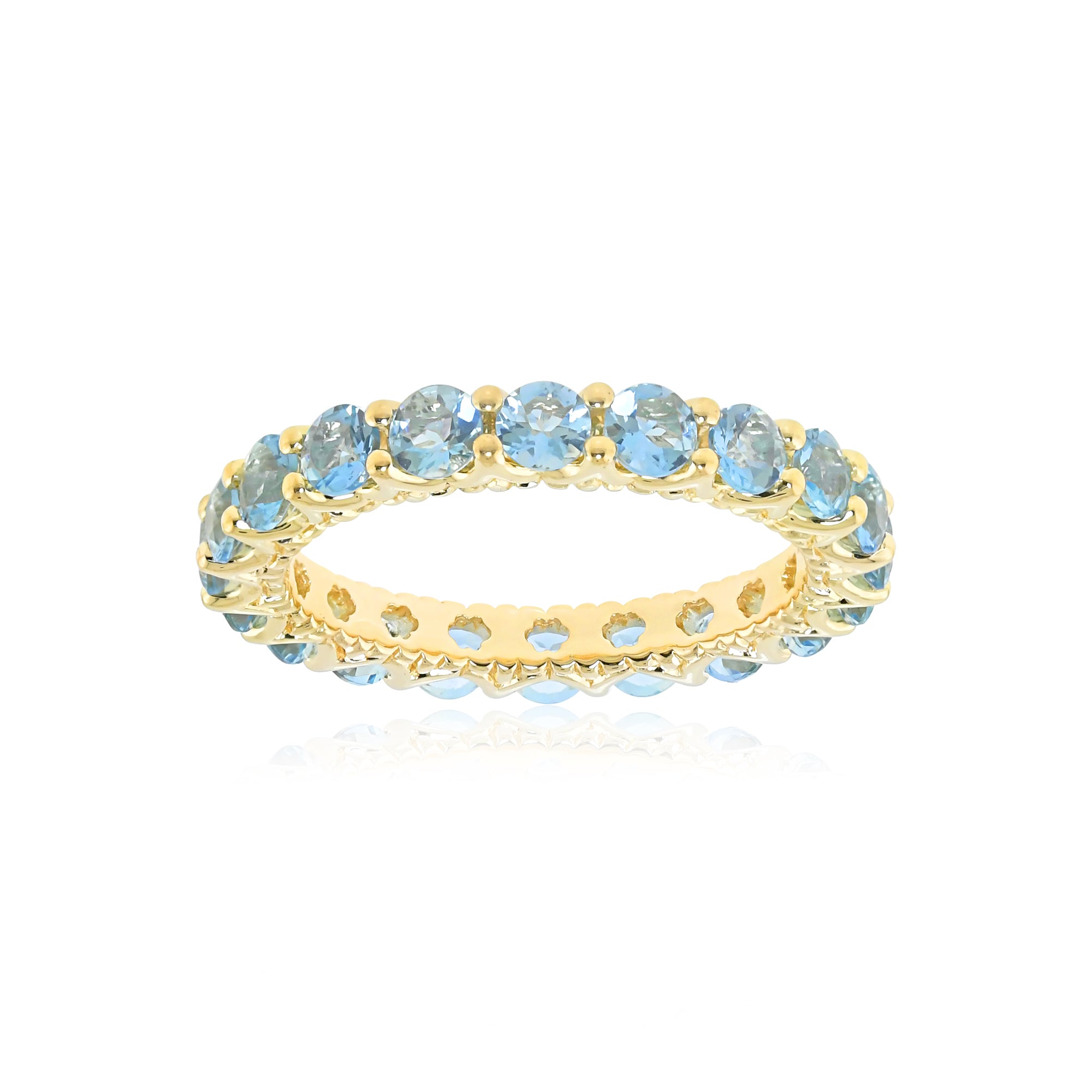The Hero 18K Semi-Precious Gemstone Eternity Band