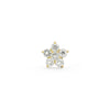 Begonia 18K Diamond Stud