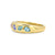 Mosaic 18K Gemstone Gypsy Ring