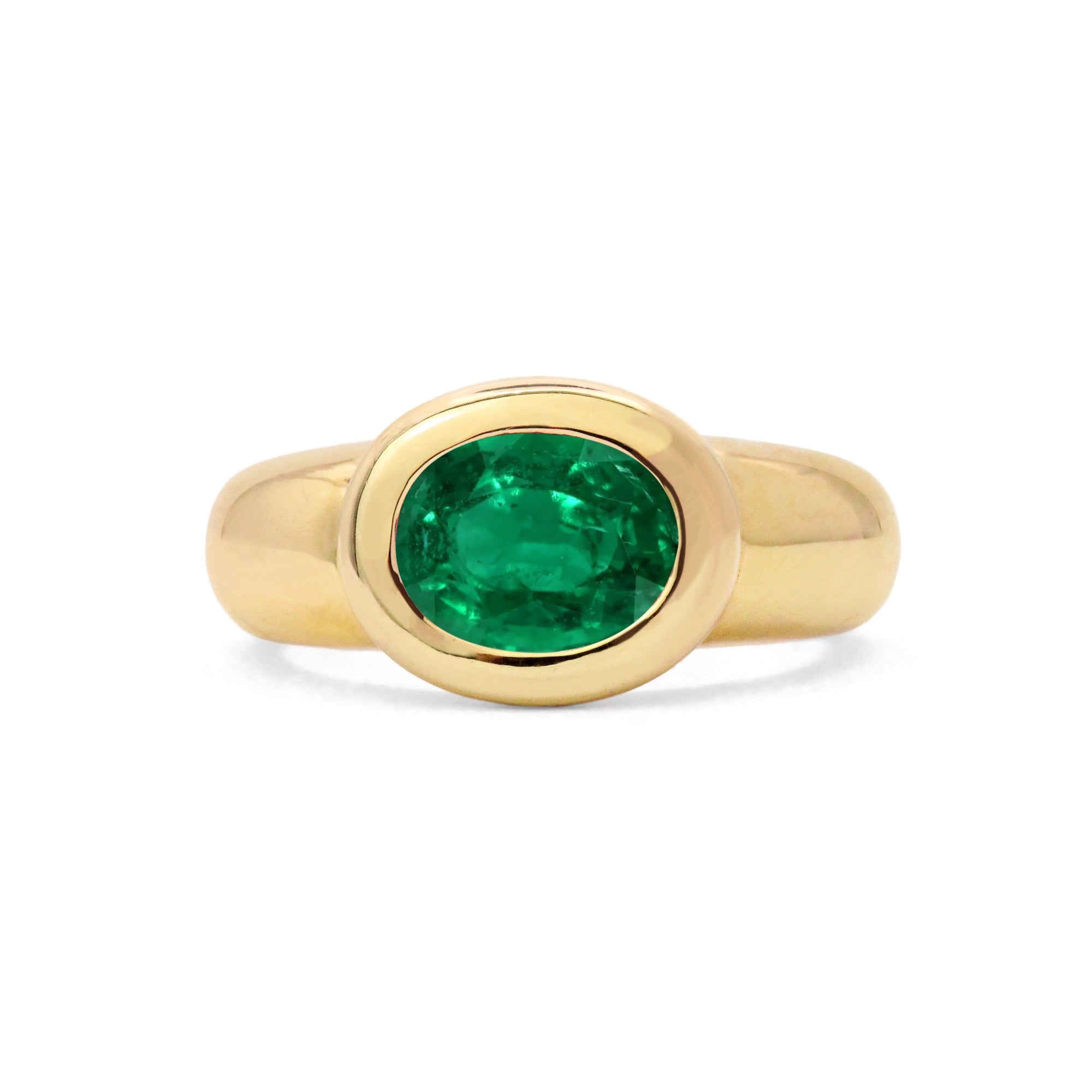 The Gumball 18K Gypsy Ring