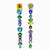 OOAK Mis-Matched 18K Gemstone Dangles