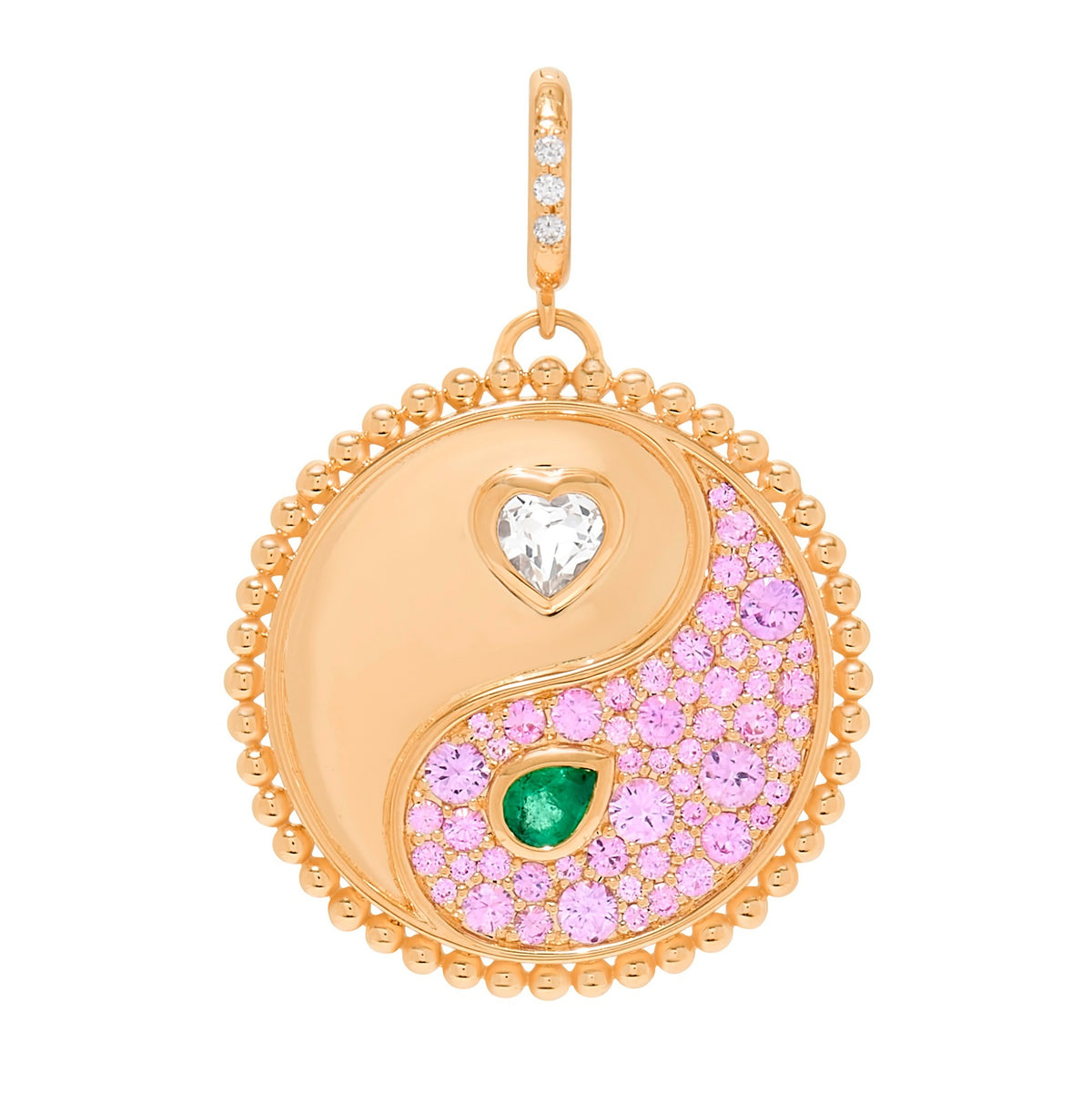 The Gemini 18K Gemstone Pendant