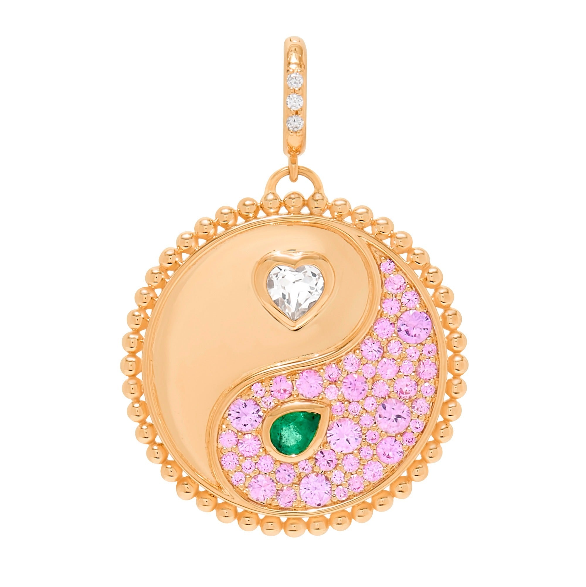 The Gemini 18K Gemstone Pendant