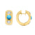 The Deal Breaker 18K Gemstone Hoops