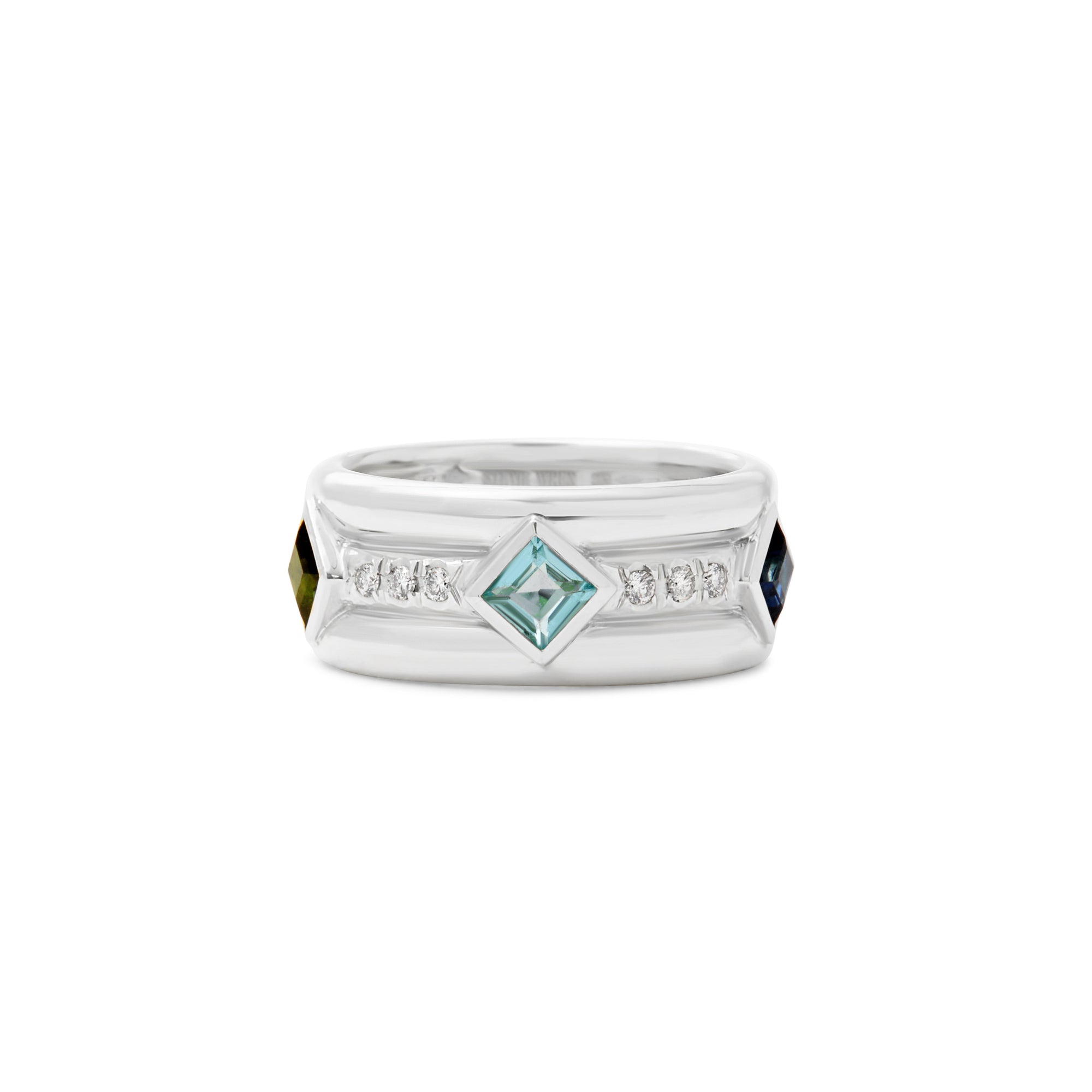 Voyager 18K Eternity Band