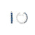 The Diana 18K Gemstone Hoops