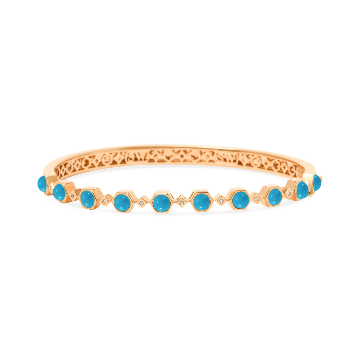 Galileo 18K Gemstone &amp; Diamond Bangle