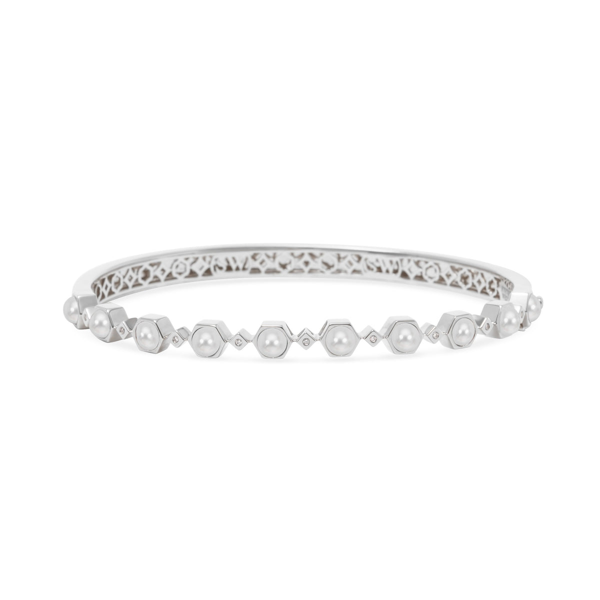 Galileo 18K Gemstone &amp; Diamond Bangle