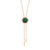 Honeycomb Gem 18K Lariat