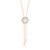 Honeycomb Gem 18K Lariat