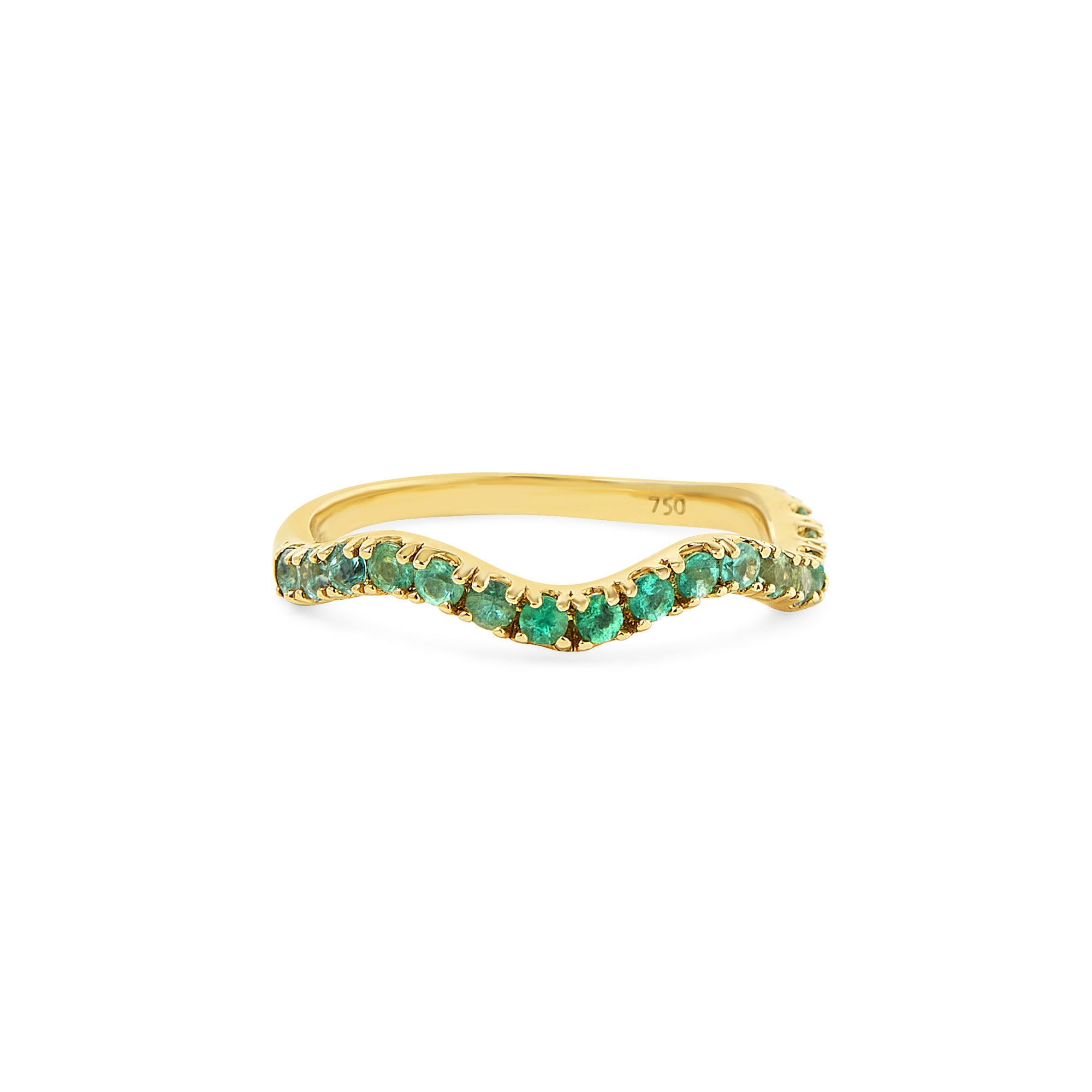 Handmade Wavy Gemstone and Diamond Ring – Stevie Wren
