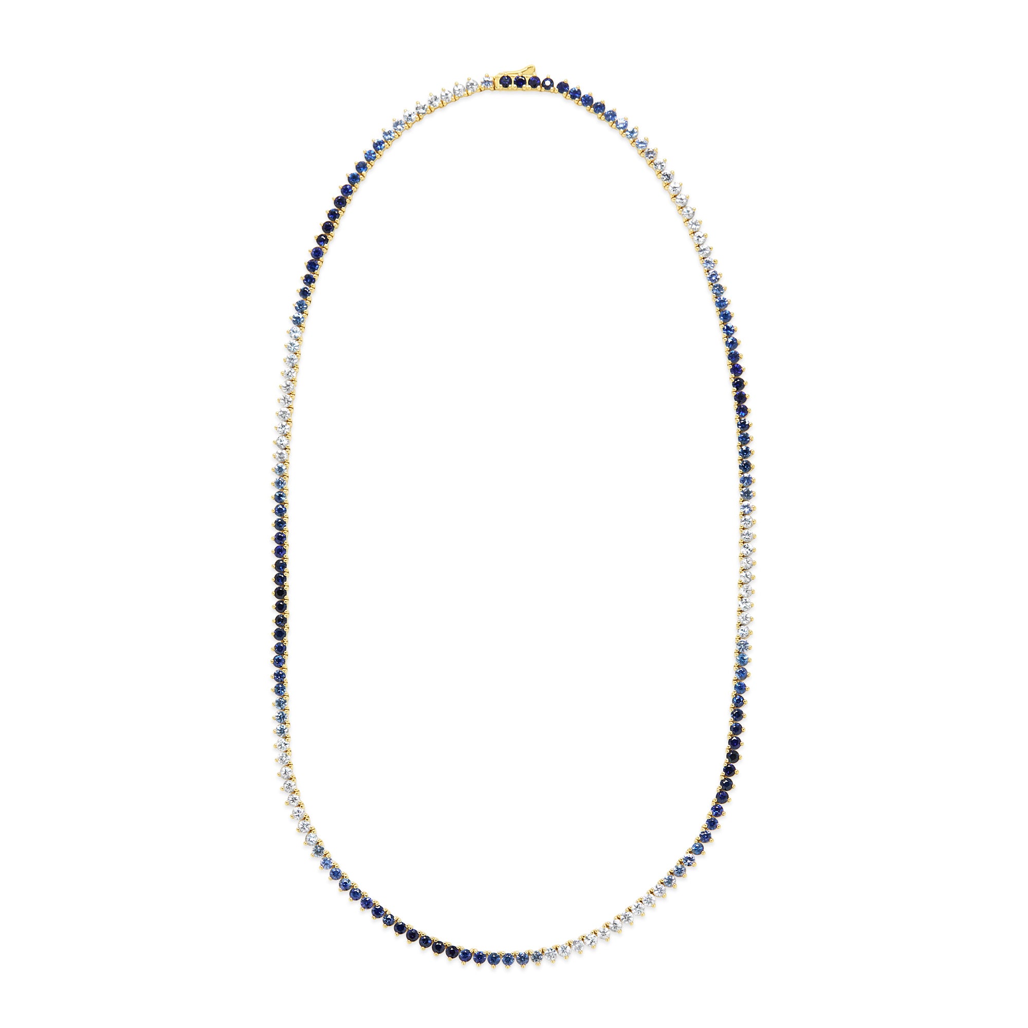 Signature Ombre 18K Tennis Necklace