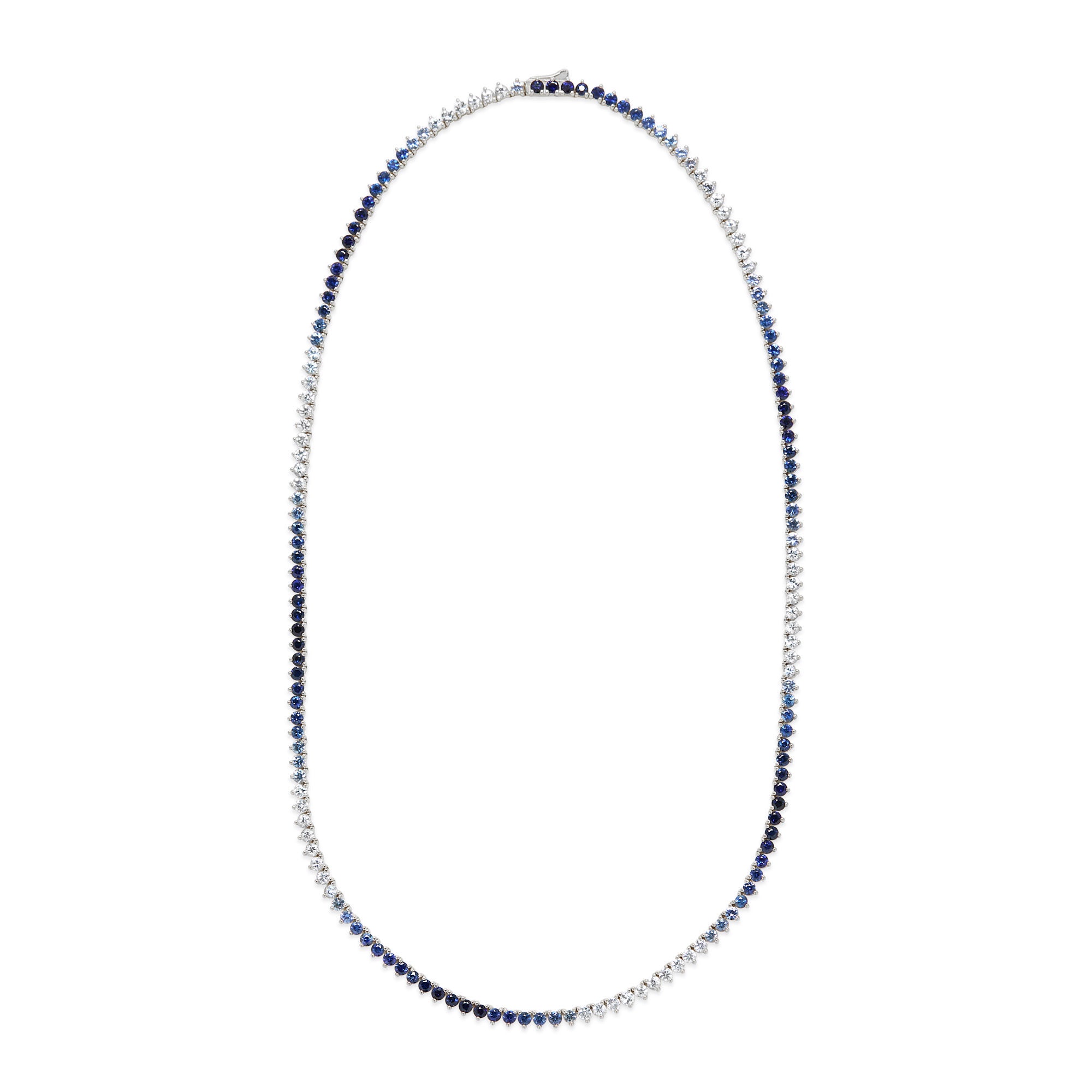 Signature Ombre 18K Tennis Necklace