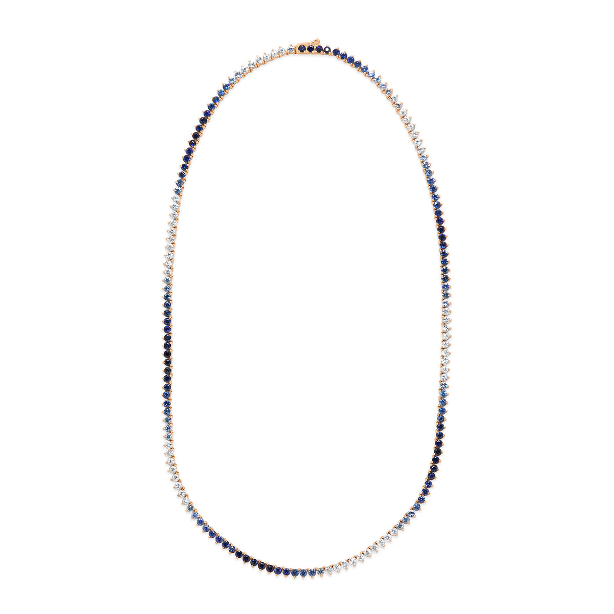 Signature Ombre 18K Tennis Necklace