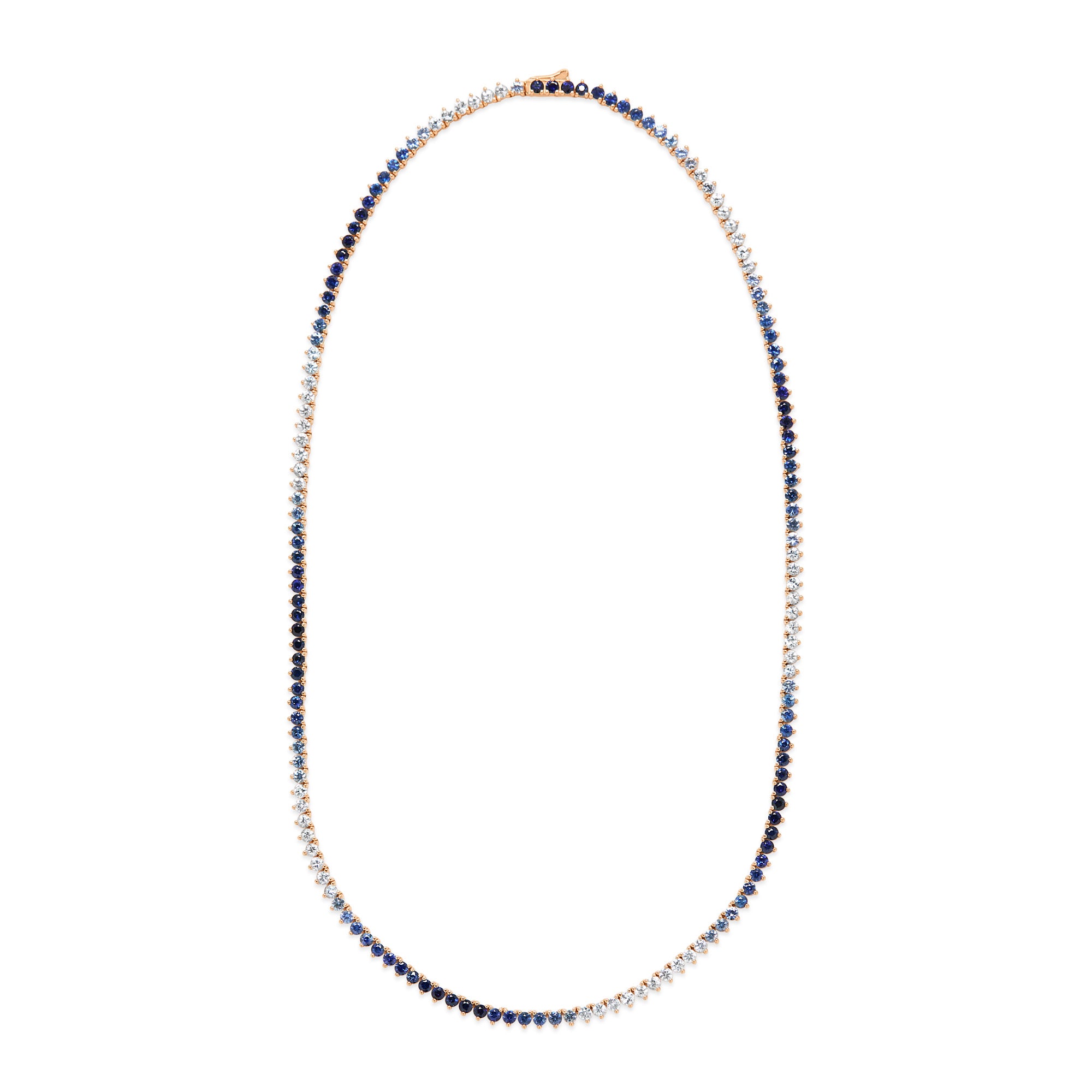 Signature Ombre 18K Tennis Necklace
