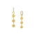 Sunburst 18K Diamond Dangle Earrings