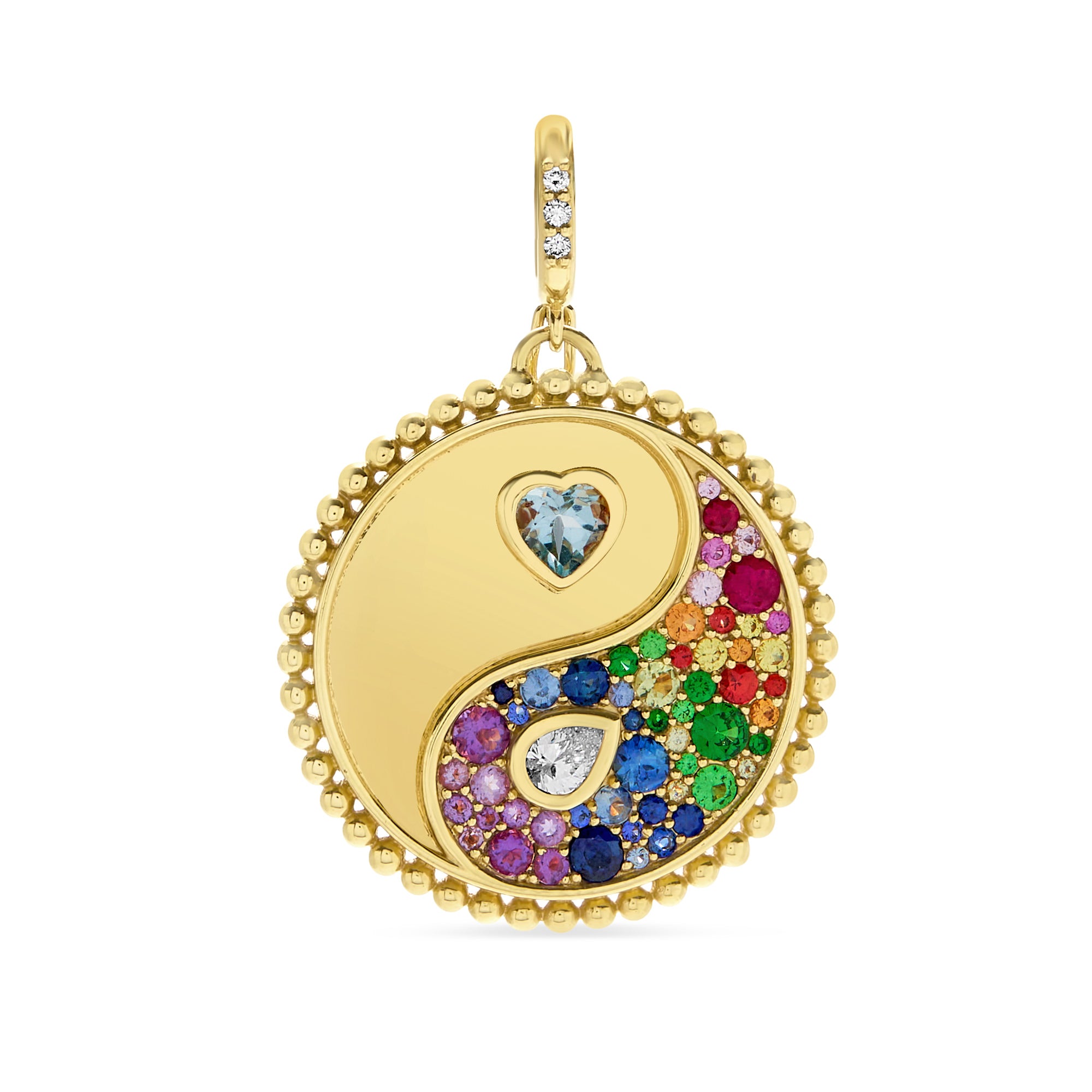 The Gemini 18K Gemstone Pendant - Stevie Wren