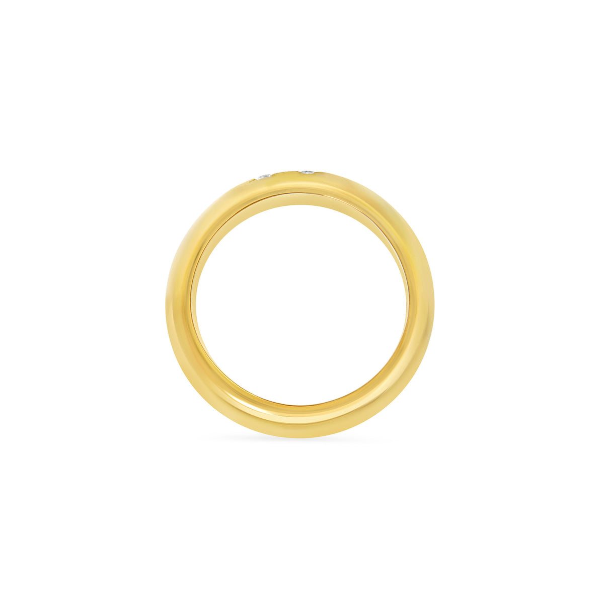 Ode to Me 18K Initial Band