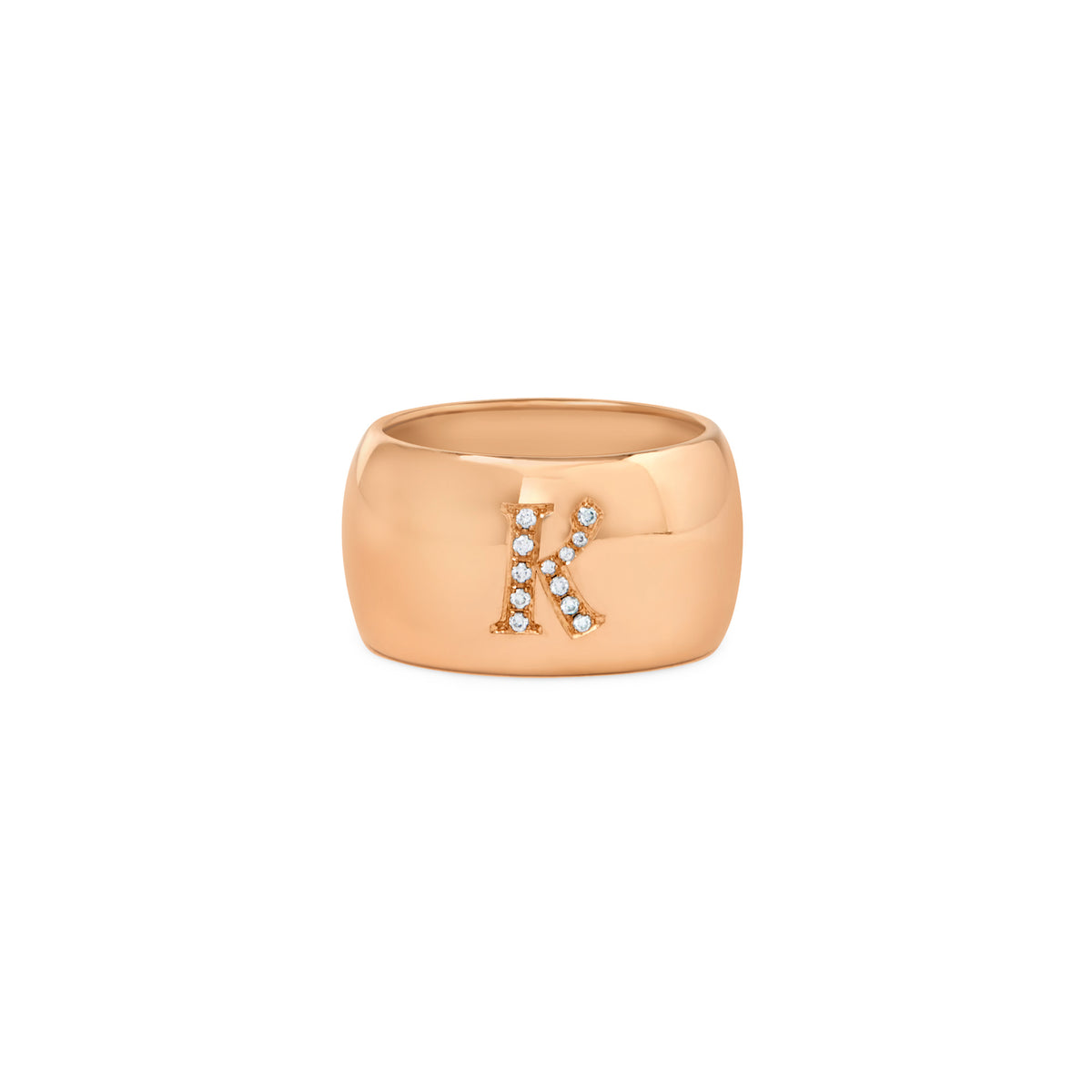 Ode to Me 18K Initial Band